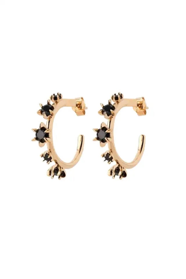 Onyx Claw Earrings