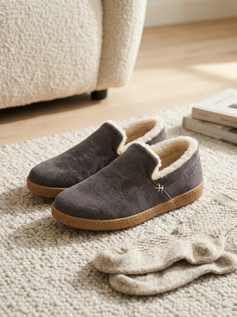 Everyday Fleece Lined Winter Look Unisex Warm Wool Shoes