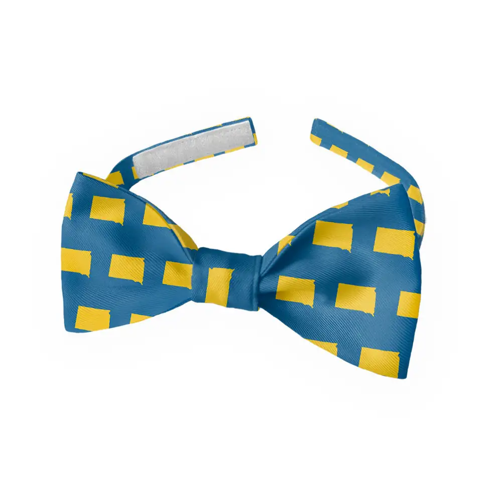 Distinctive Outline Motif Pattern Bow Tie