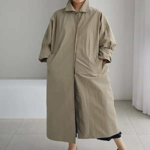 Timeless Longline Trench Coat