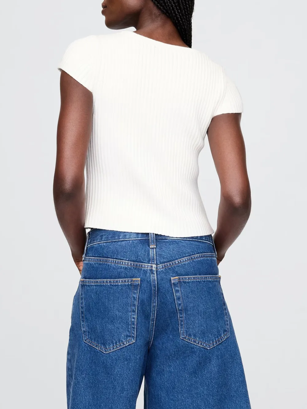 Fitted Ribbed Cardigan