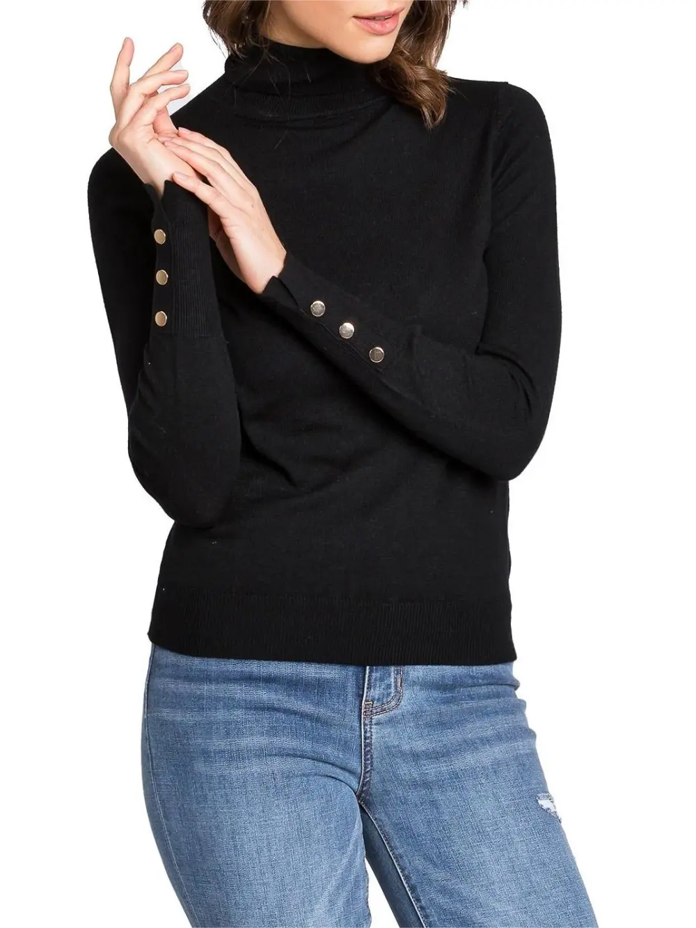White Surplice - Style Long - Sleeve Top