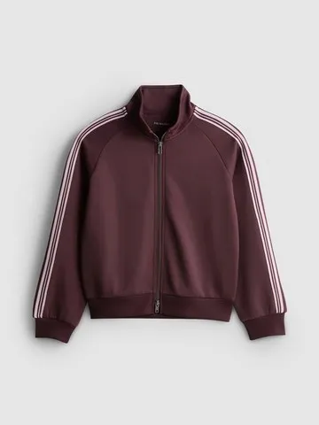 7-15yrs | Side Stripe Zip-Up Sweatshirt