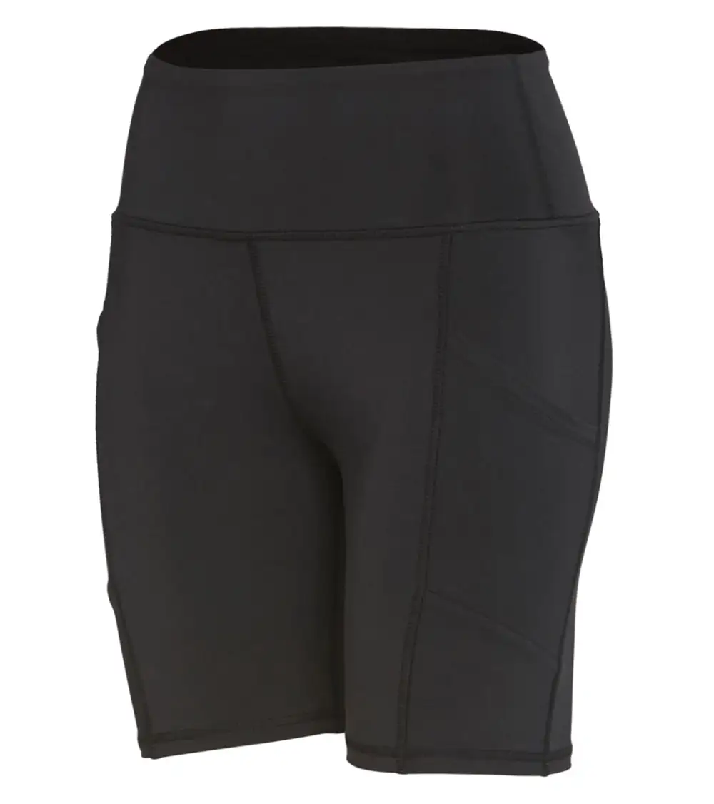 Mesh Waist Pocket Yoga Shorts