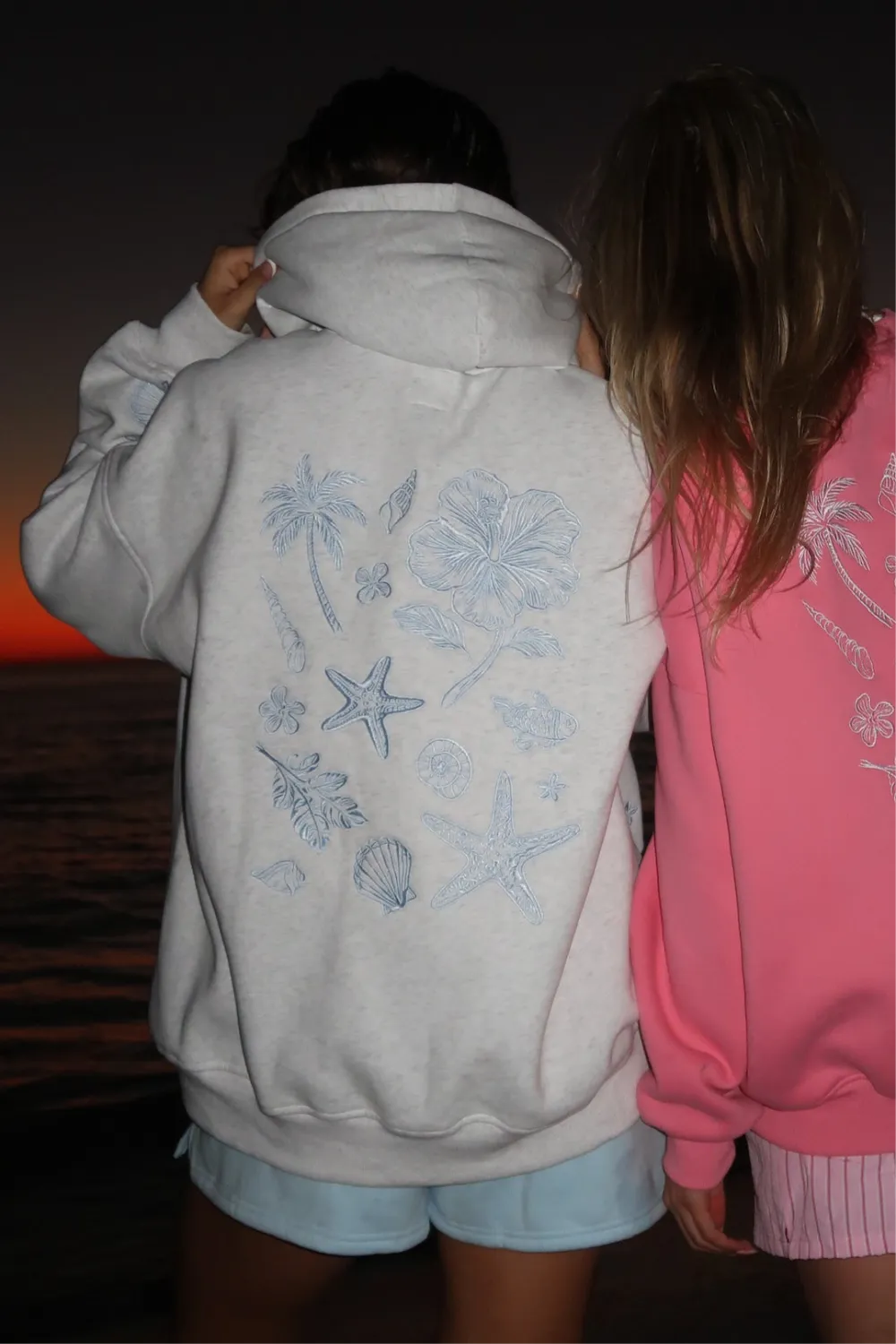 Tropical Embroider Hoodie