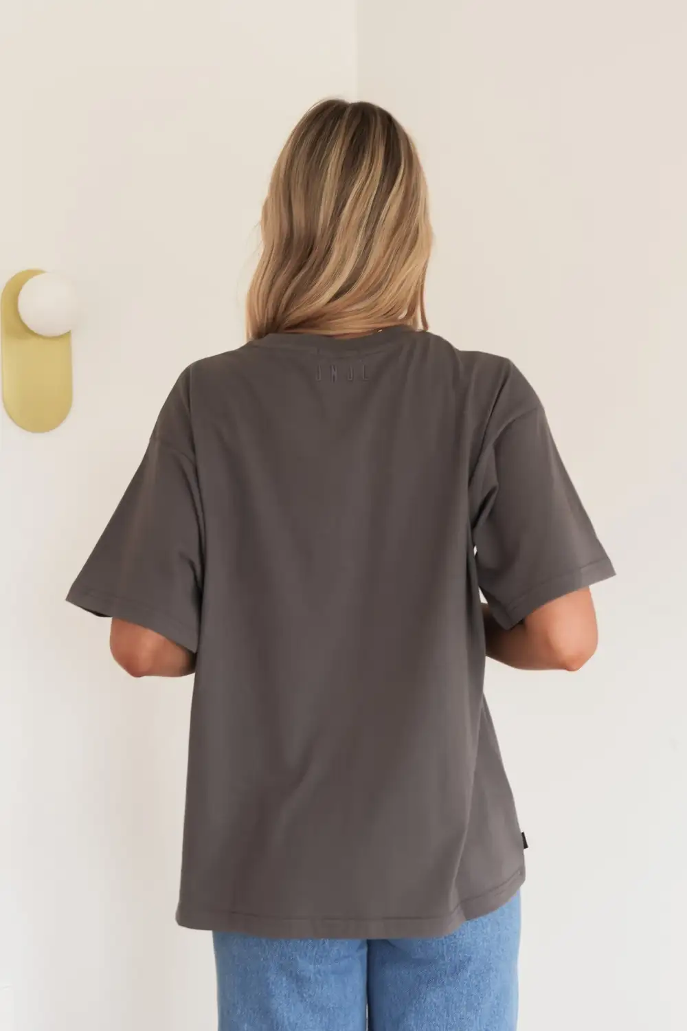 Oversized Ribbed Weekend Casual Tee
