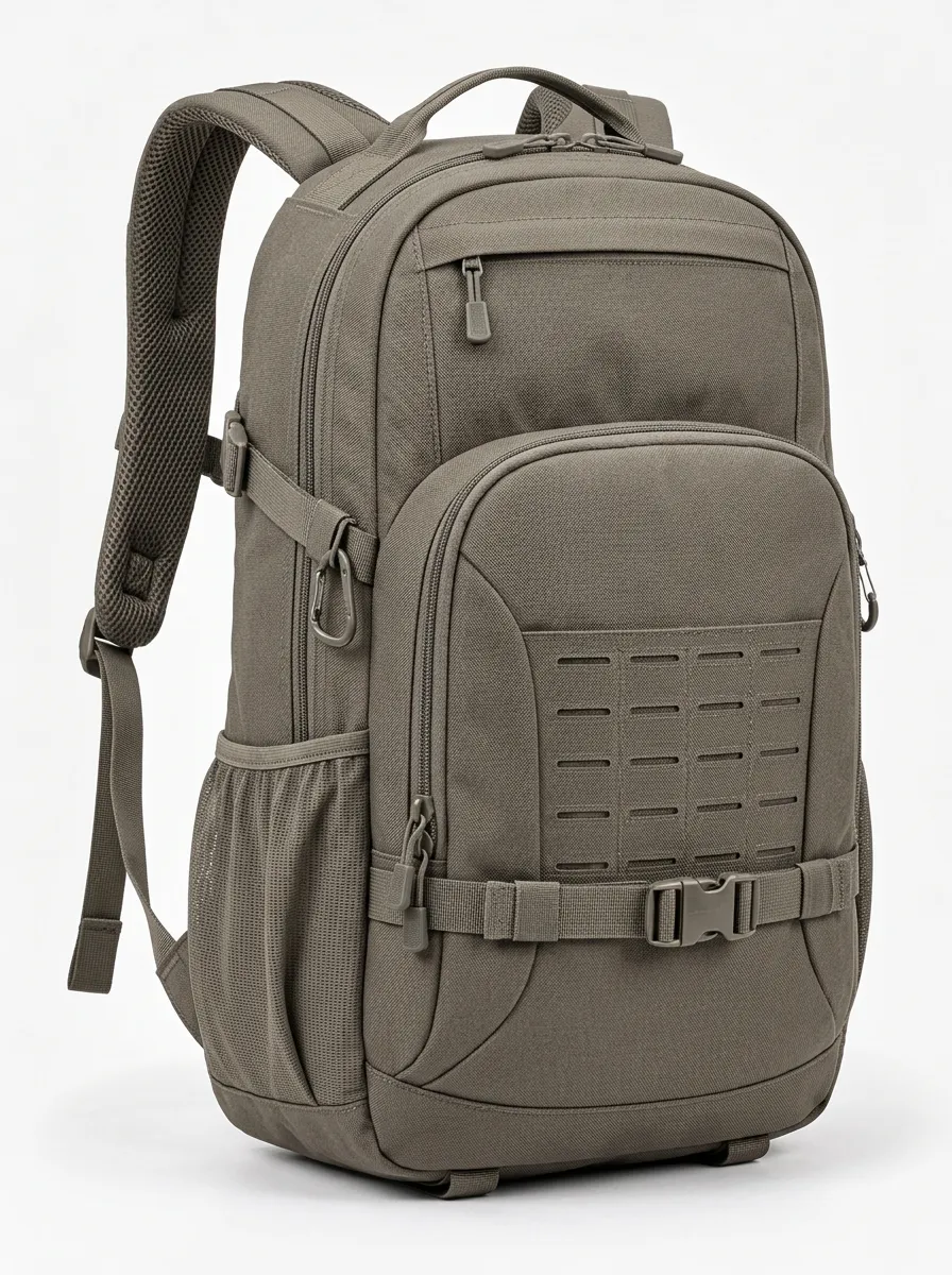 Tactical Backpack with MOLLE Details for Carry Along