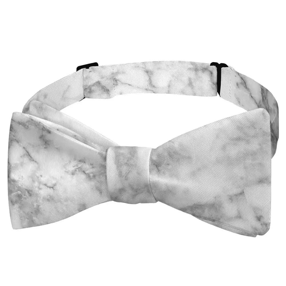Marble Pattern Bow Tie