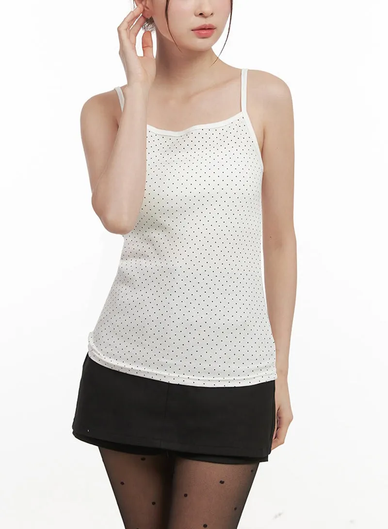 Classic Polka-Dot Tank Top