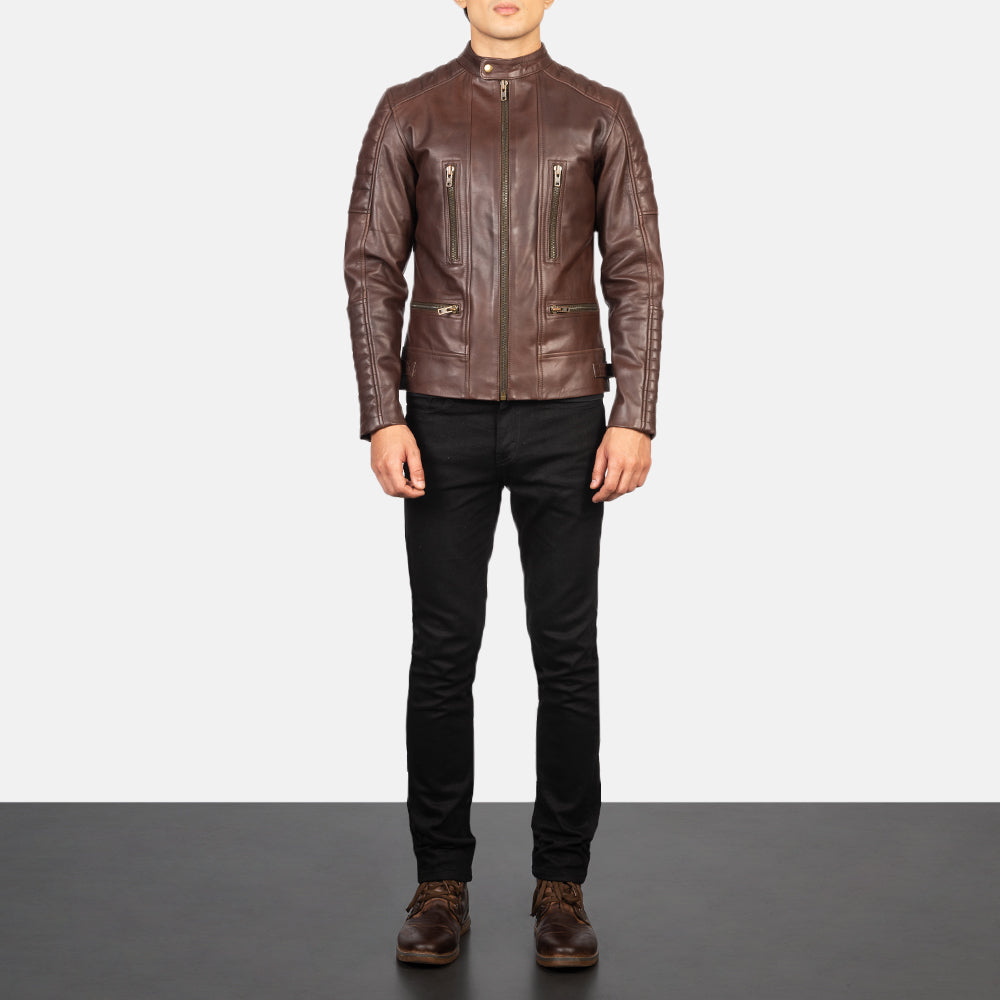 Men's Classic Heritage Biker Leather Jacket