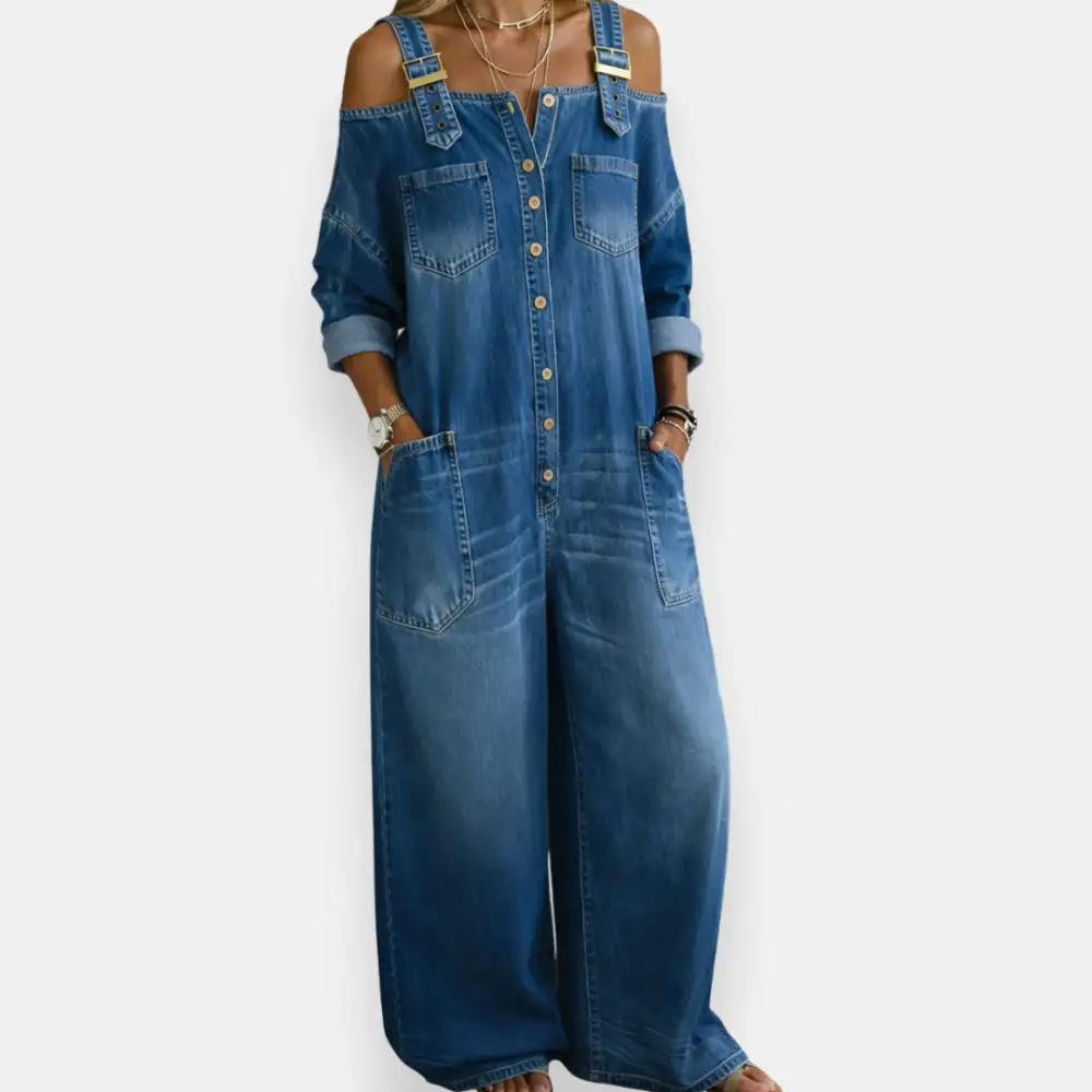Flowing Easy Fit One Piece Jumpsuit