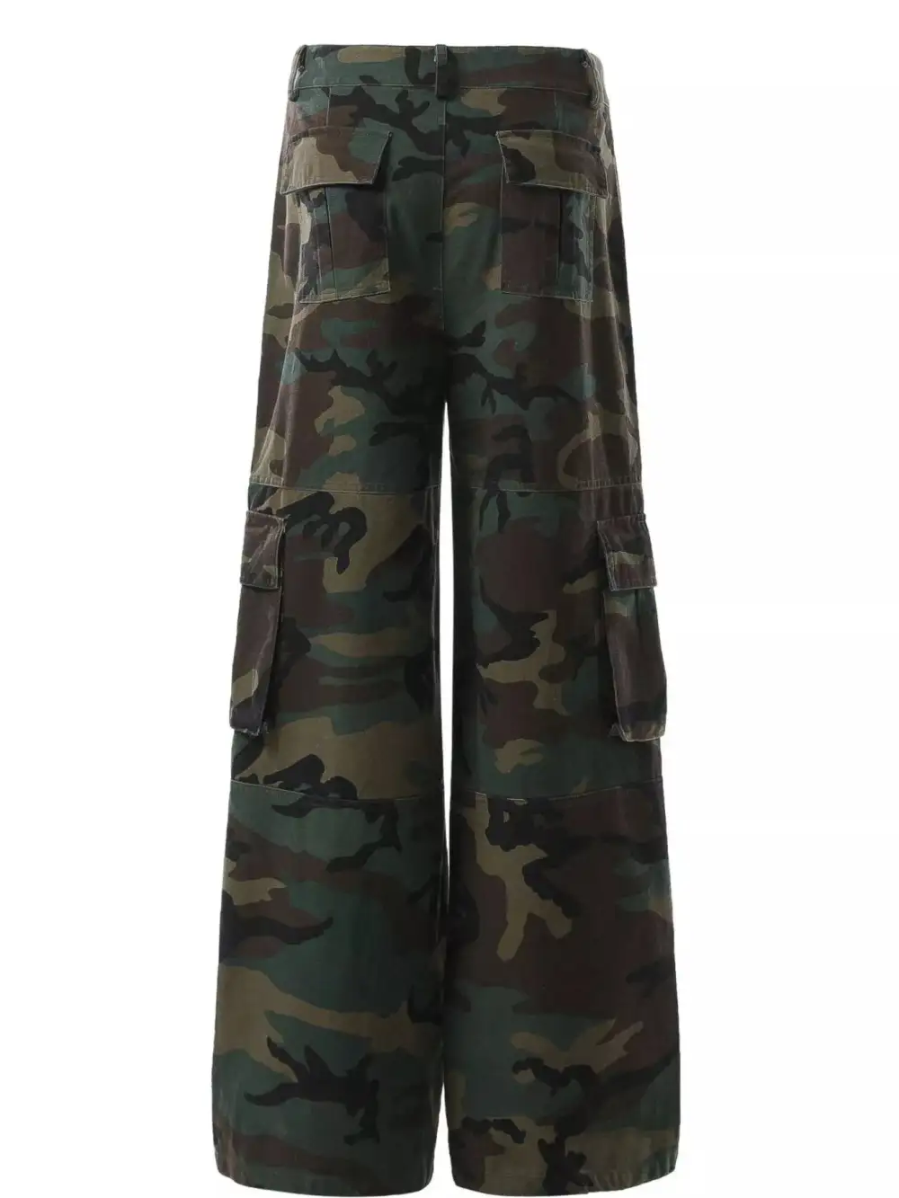 Men's Camouflage Wide Leg Cargo Pants
