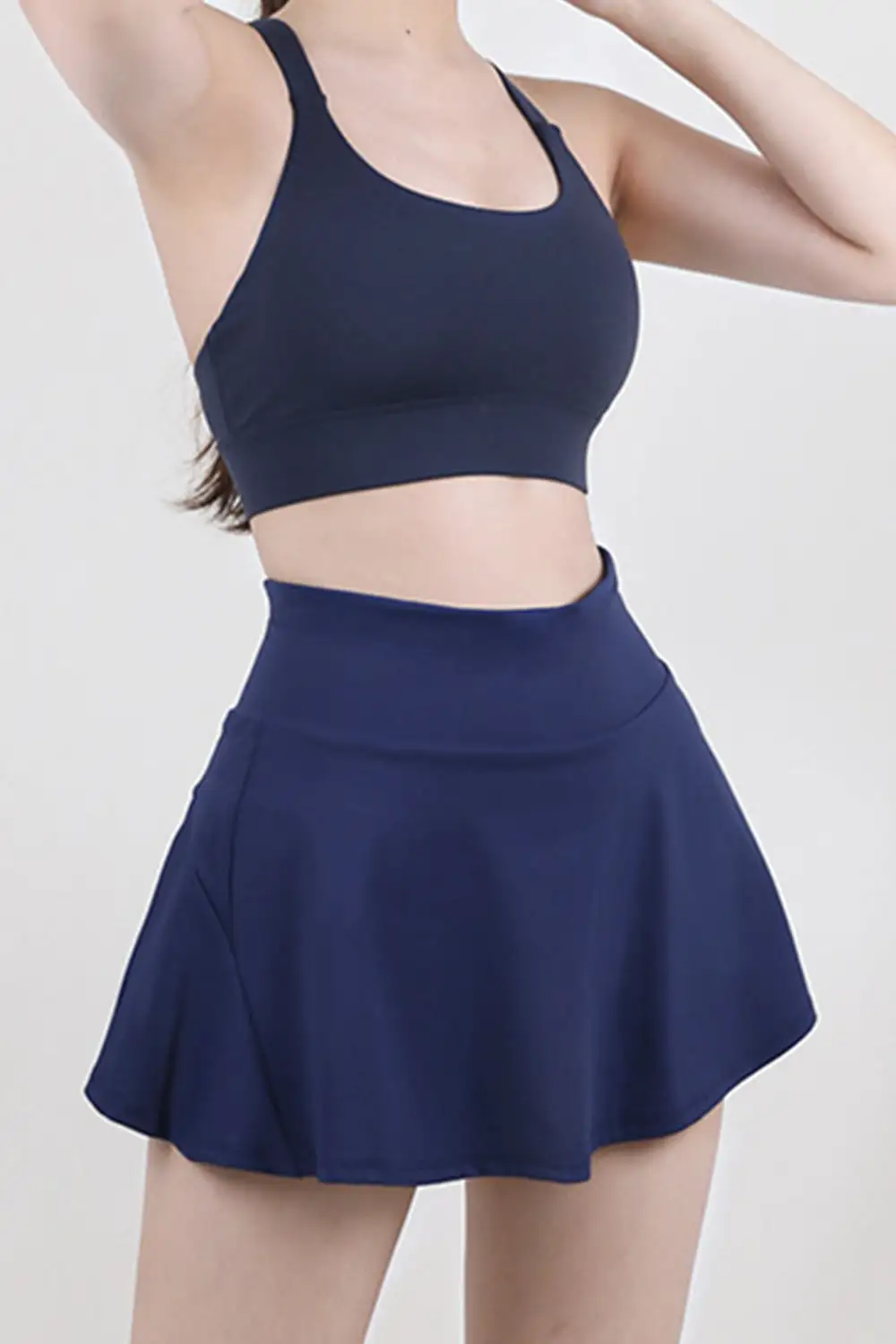 Airy Simple Pleated Skirt