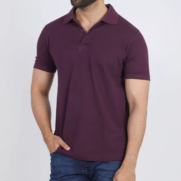 Men's Soft Sharp Polo Collar T-Shirt