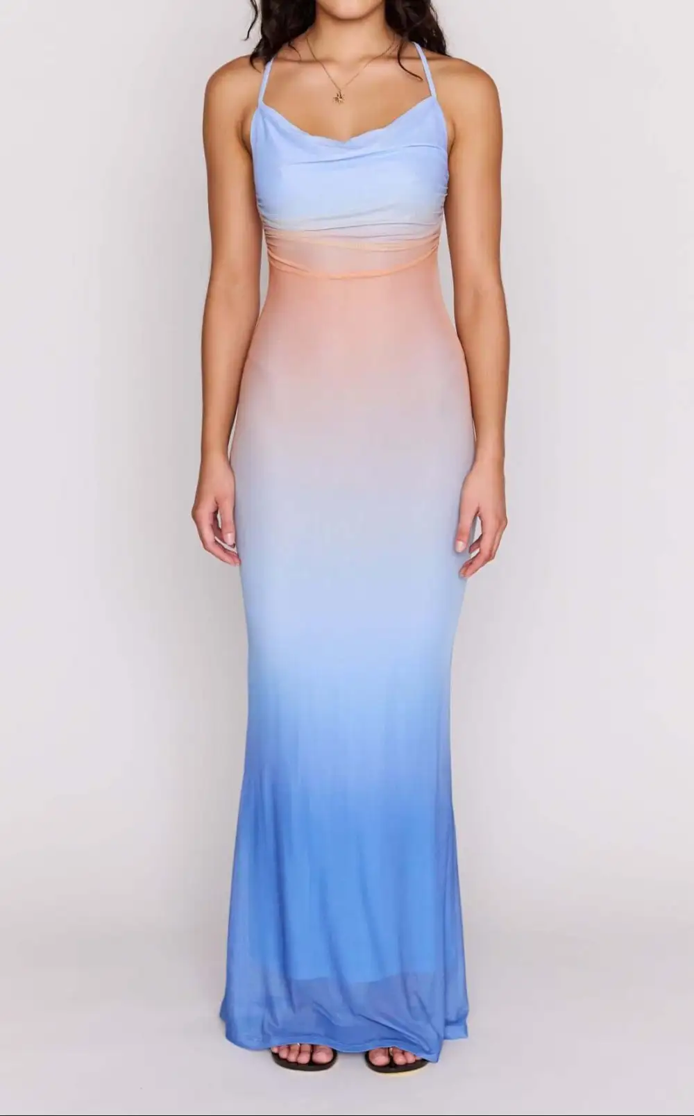 Mesh Maxi Easy Fit Dress