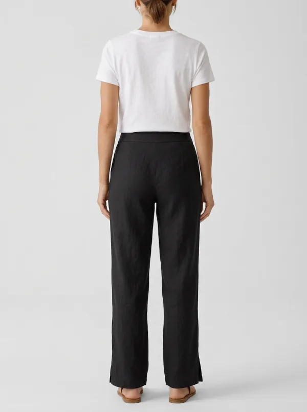 Women's High-Rise Side-Slit Trousers