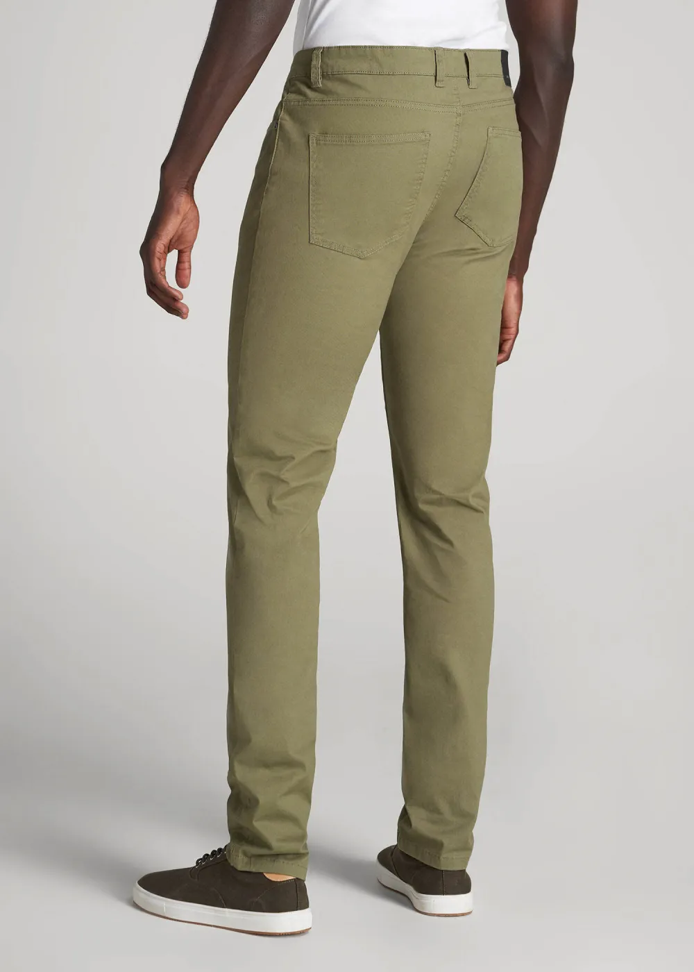 Men's Refined Slim Fit Cotton Stretch Pants