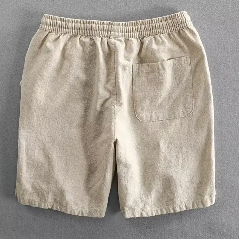 Drawstring Elastic Waist Shorts