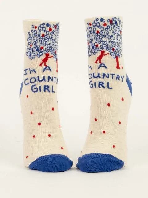 Women's I'm A Country Girl Ankle Socks