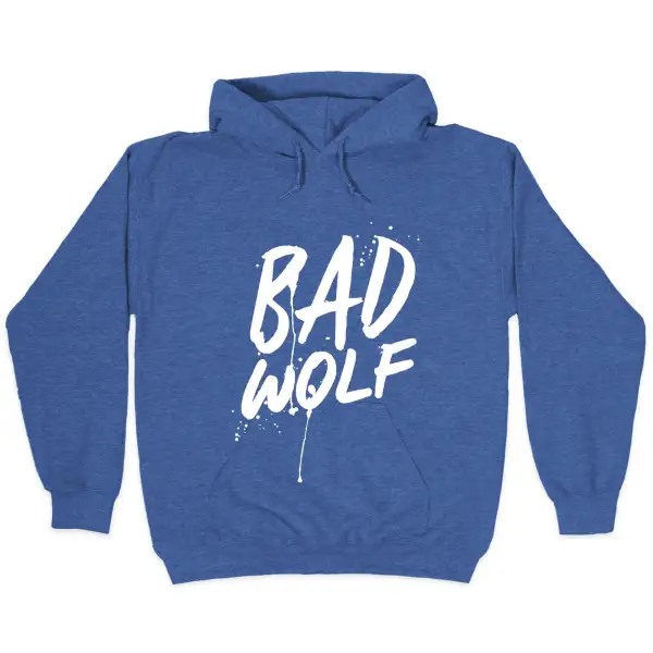 Witty Wolf Pullover Hoodie