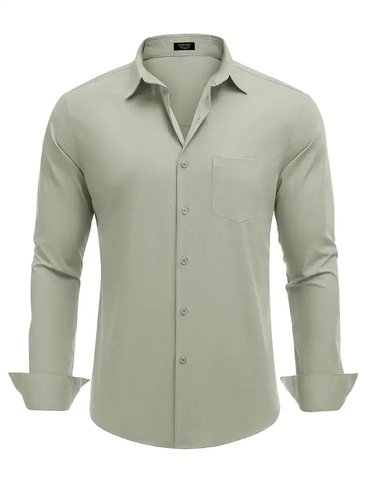 Ribbed Collar Casual Knit Polo Shirt