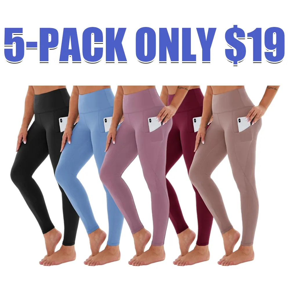 Women's High Waist Biker Shorts with Pockets – Plus Size, 5
