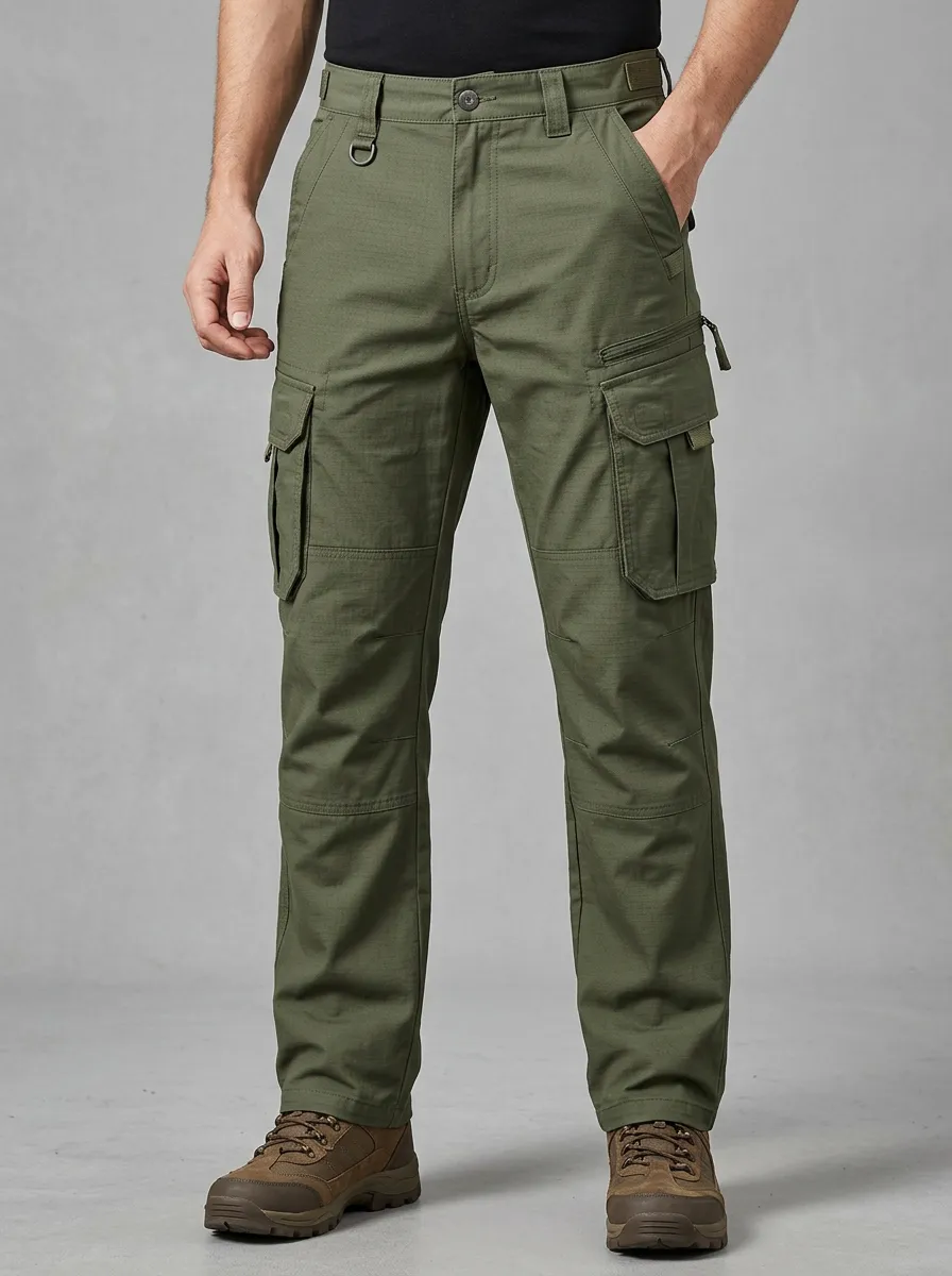 Everyday Outdoor-Look Men's Multi-Pocket Waterproof Tactical Cargo Pants