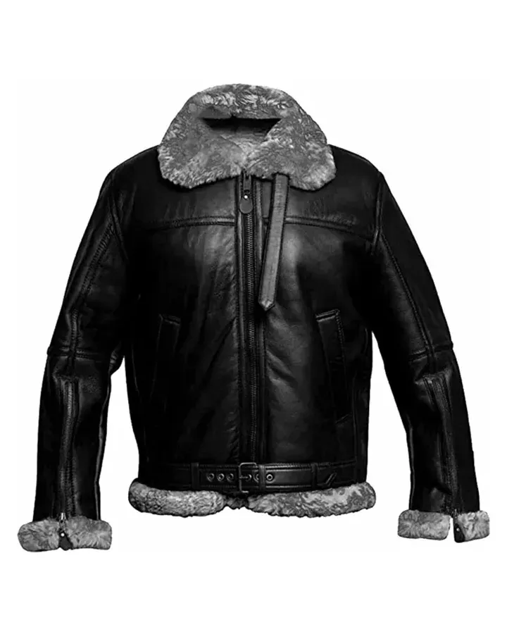 Aviator Bomber Shearling Sheepskin Jacket