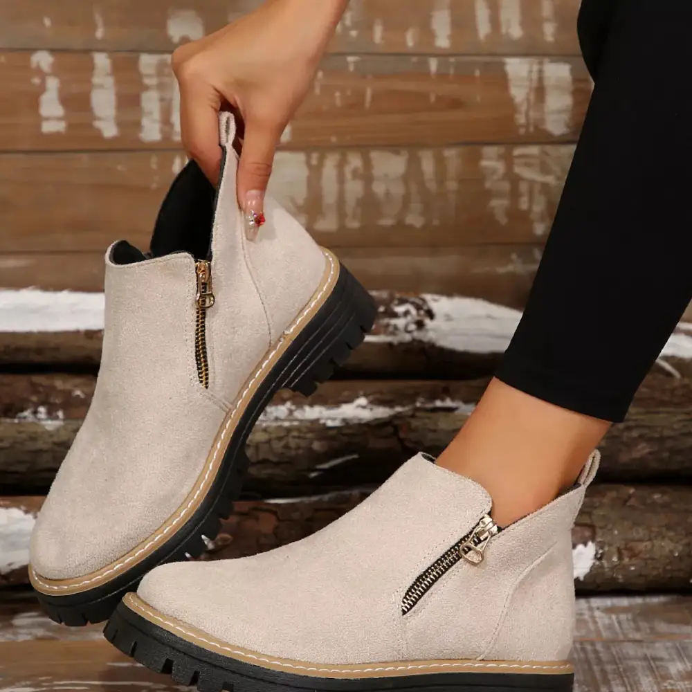 Side-Zip Ankle Boots