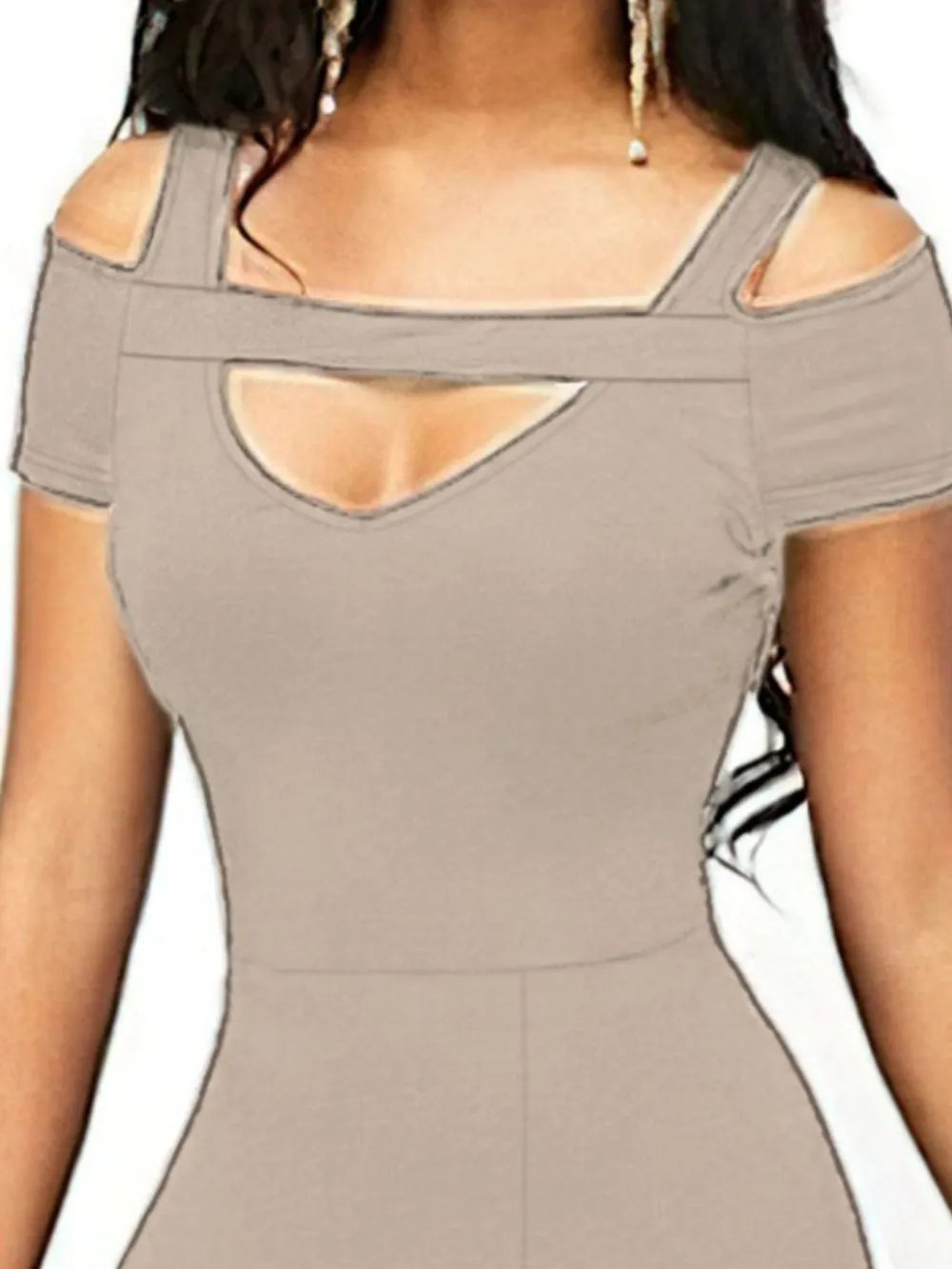 Wearable Cut Slit Maxi Dress
