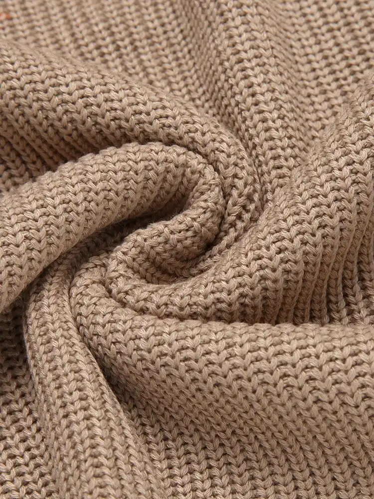 Classic Quarter Zip Knit Polo Sweater