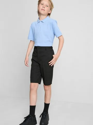 7-15yrs | 2pk Easy Iron School Shorts