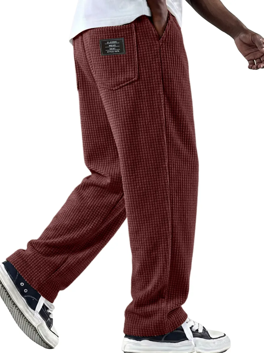 Corduroy Textured Casual Pants