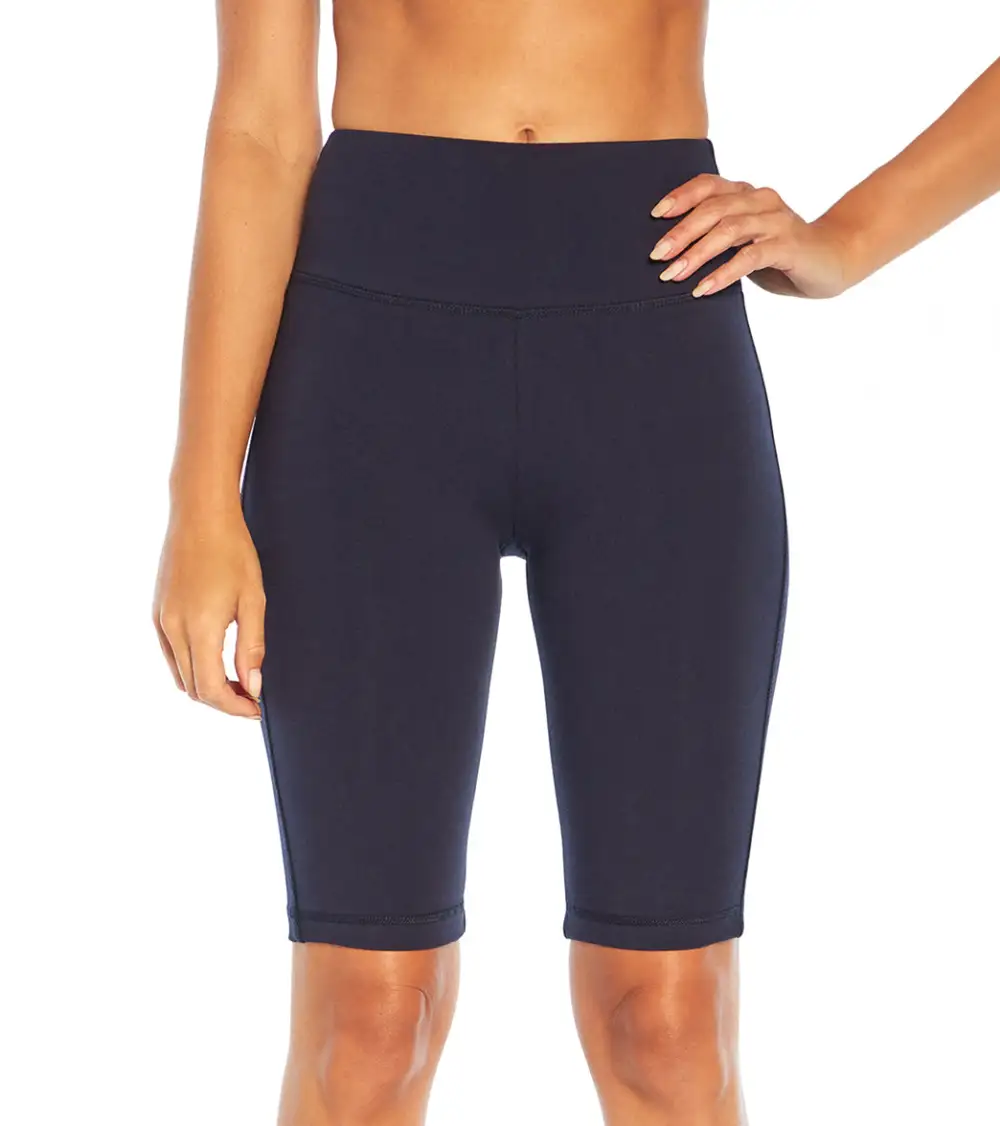Elastic Waist Longline Yoga Shorts