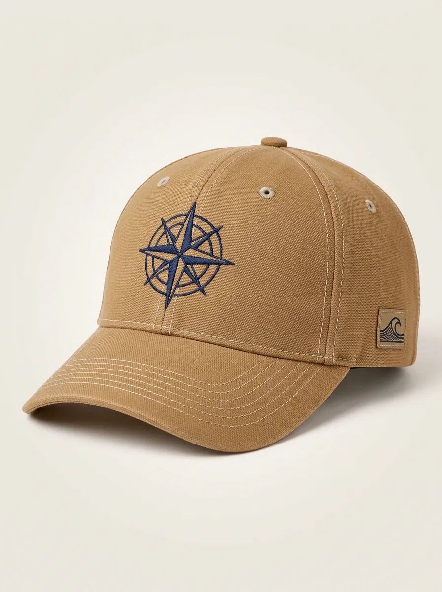 Outdoor Inspired Compass Baseball Cap