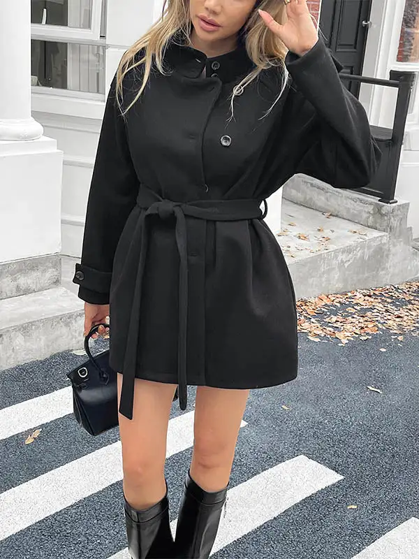 Button Front Coat Essential