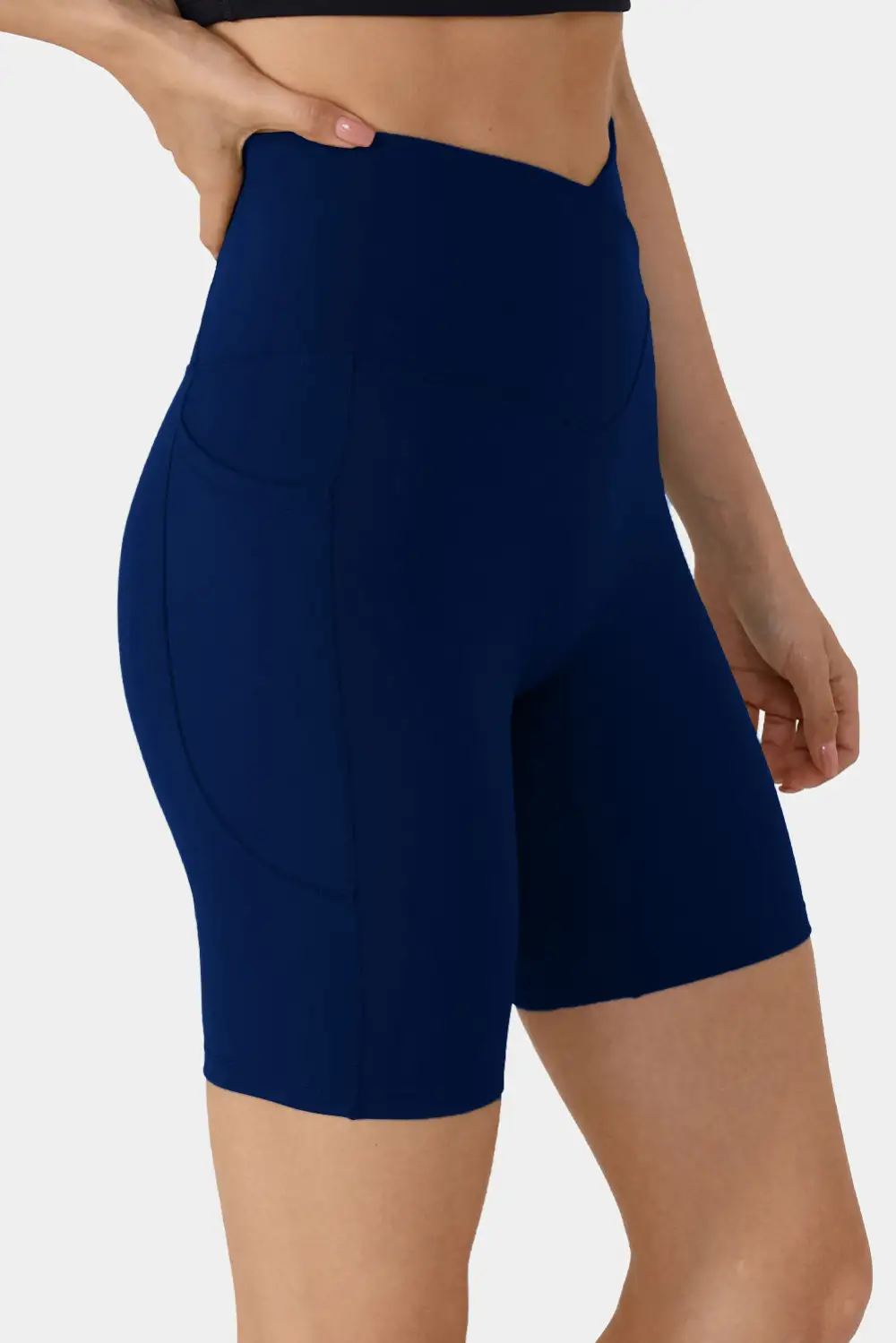 Swimwear Solid Split Pocket Sheath Active Bikinis Bottoms