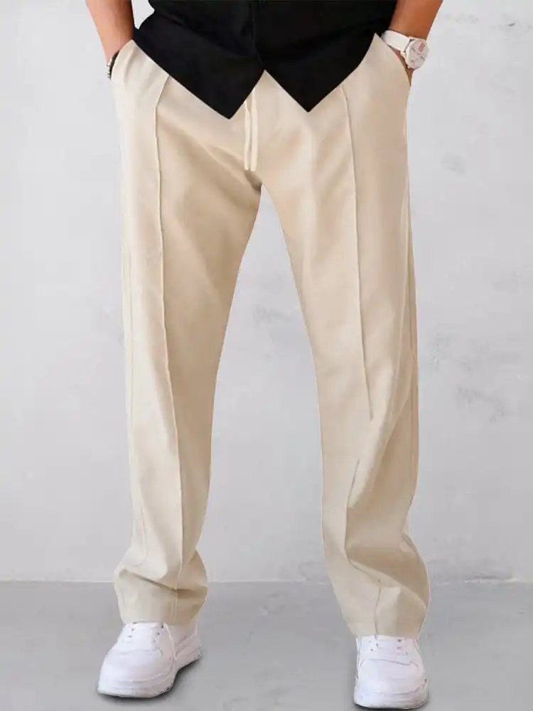 Cotton Blend Jogger Pants