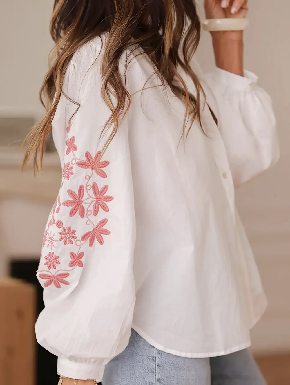 Applique Long Sleeve Shirt