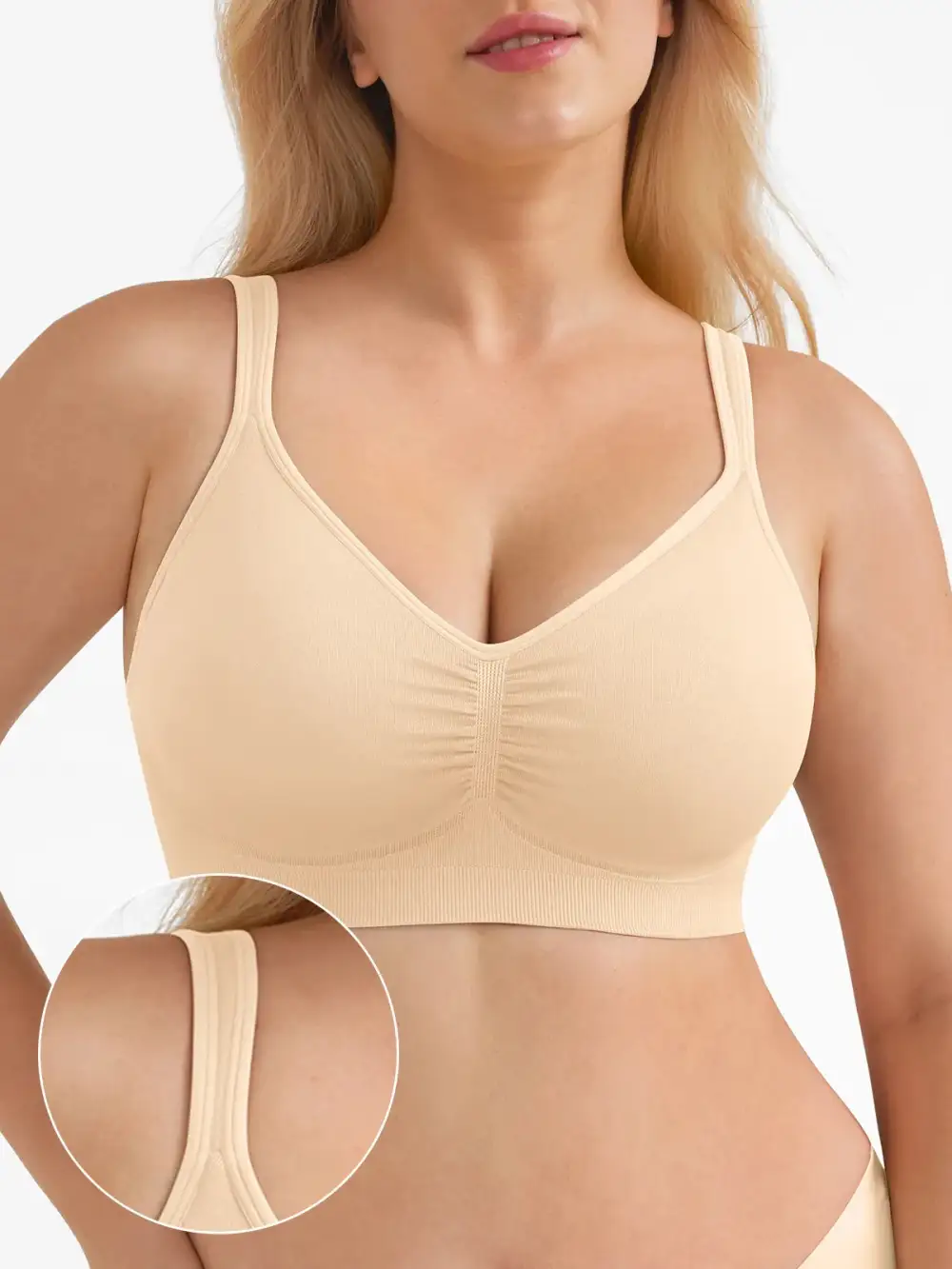 Clean Line Seamless Wireless Comfort Wide Bra