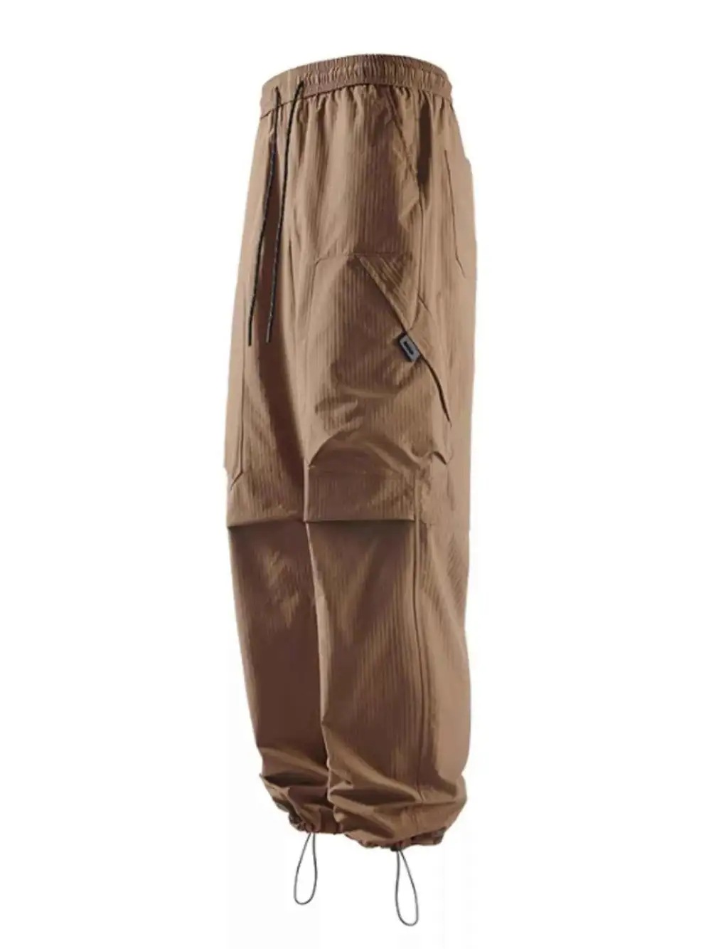 Casual Drawstring Wide Leg Pants