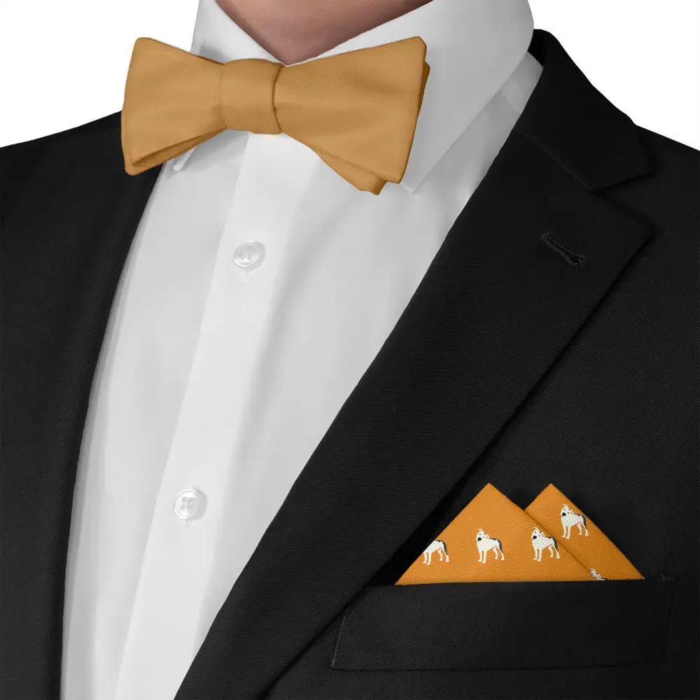 Smart Dapper Animal Motif Dog Motif Pocket Square