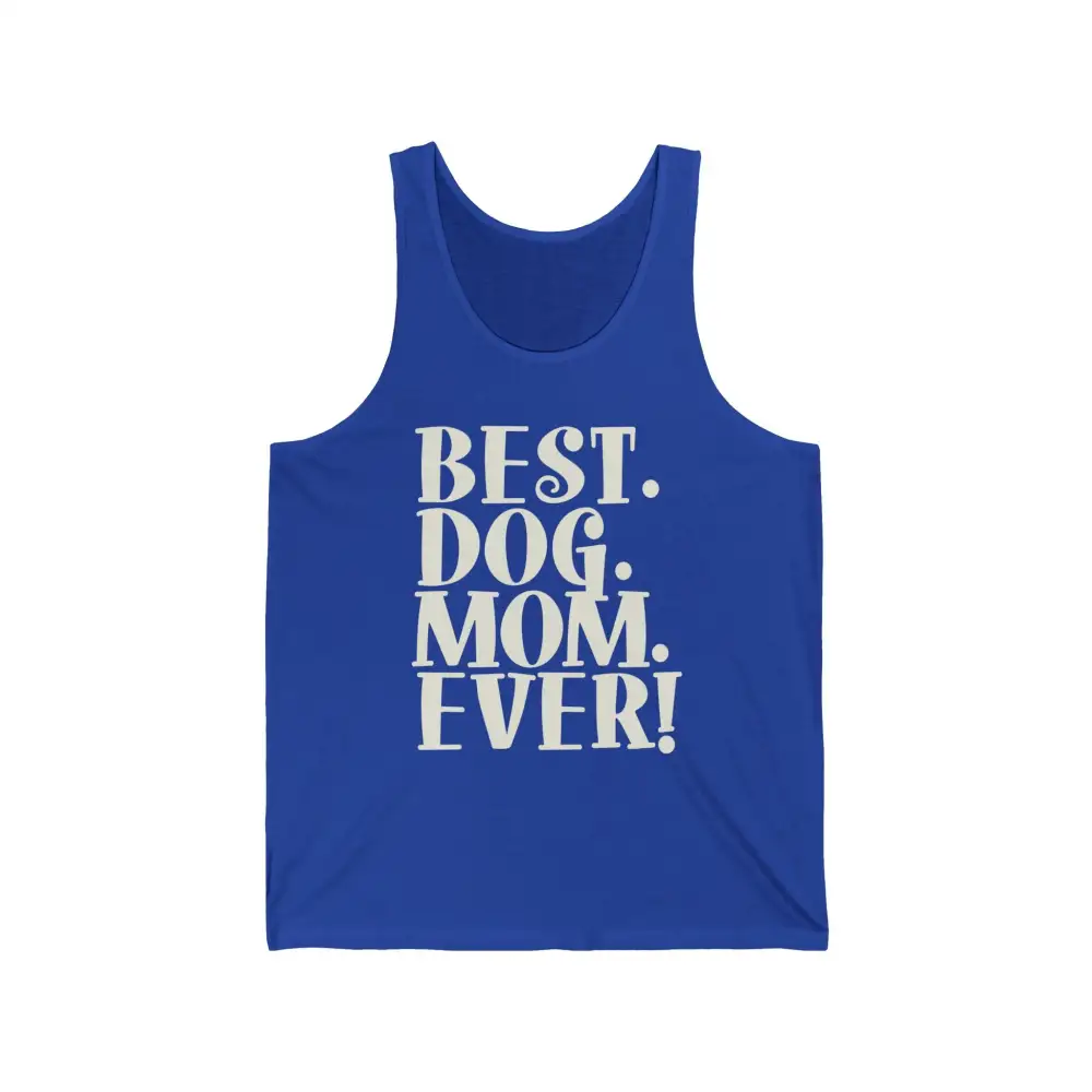 Dog Mom Text Tank Top