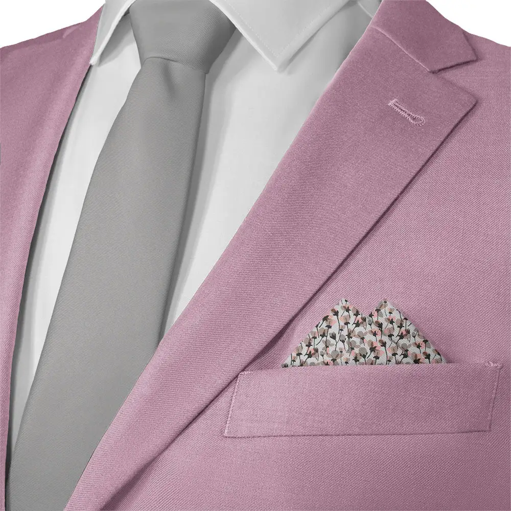 Distinctive Sharp Floral Pocket Square