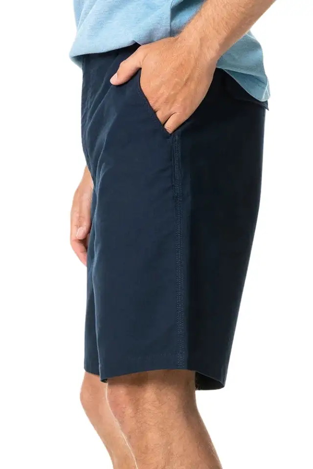 Straight Fit Slant Pocket Casual Shorts
