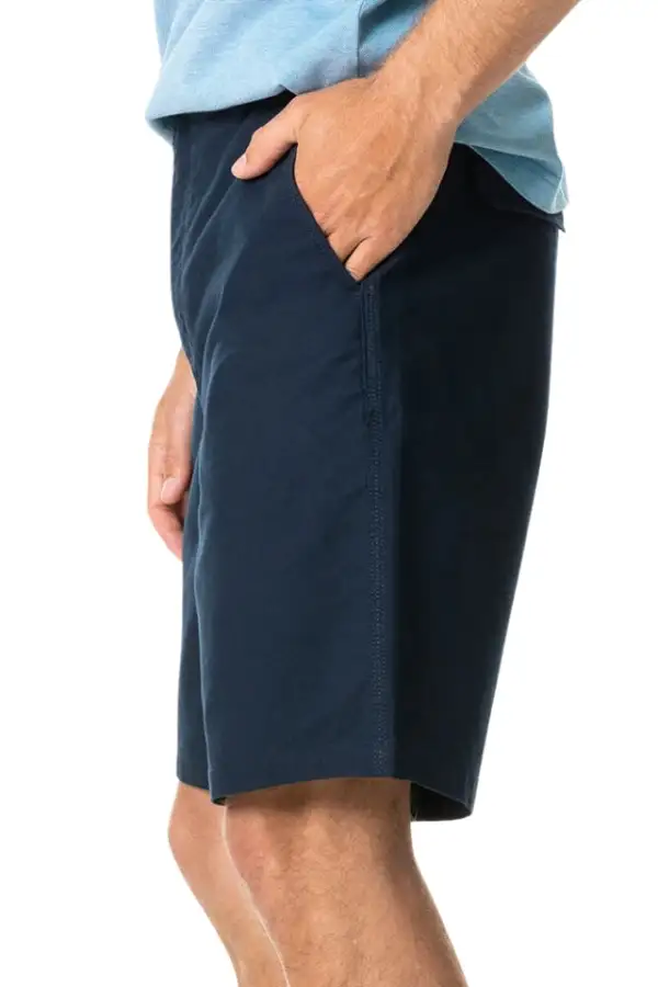 Straight Fit Slant Pocket Casual Shorts