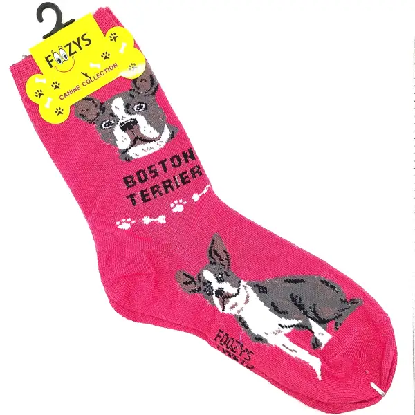 Unisex Terrier Dog Crew Socks
