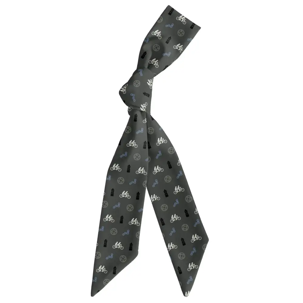 Biking With Friends Design Hair Scarf