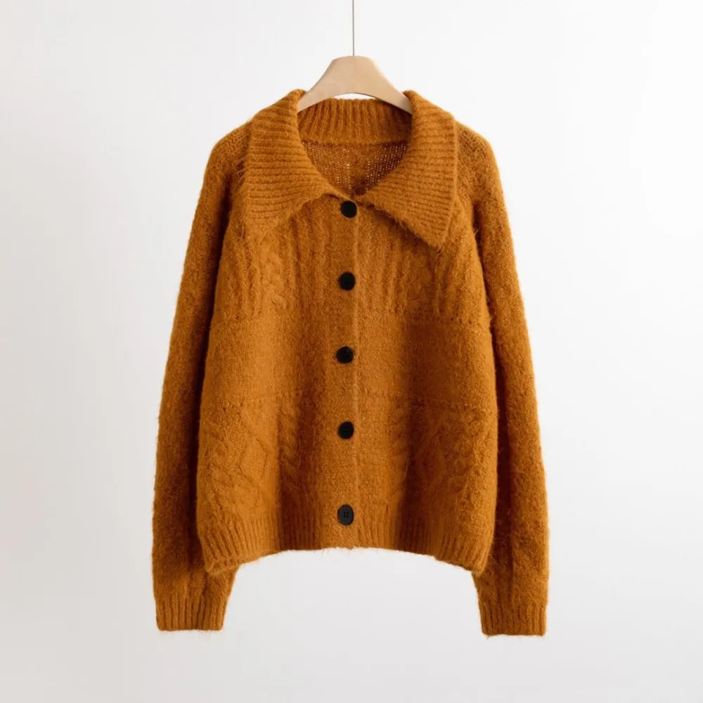 Women's Fleece Textured Cardigan