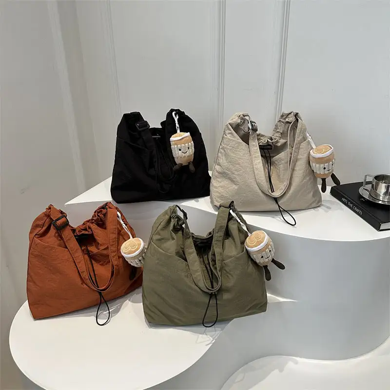 Drawstring Bucket Bag